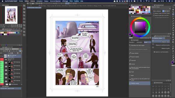 My process to colourize a comic page